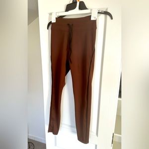 Legging, small, full length, brown